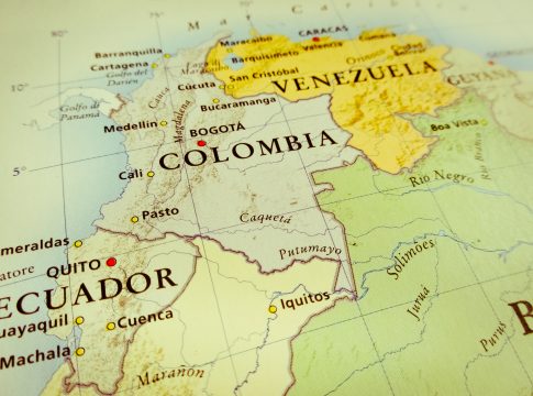 South America map