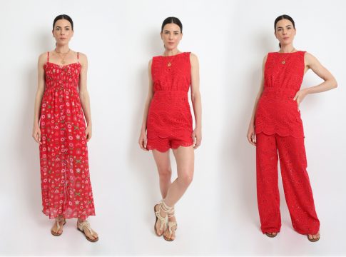 Mixed lança coleção cápsula de Natal toda em cor de vermelho