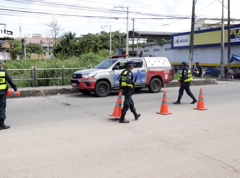 Belém, Pará, Brasil. Polícia militar fazendo ronda pela cidade. 28/04/2022. Foto: Celso Rodrigues/ Diário do Pará.