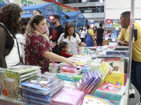 Belém, Pará, Brasil. Cidade. FEIRA DO LIVRO - 28/08/2022. Foto: Ricardo Amanajás / Diario do Pará