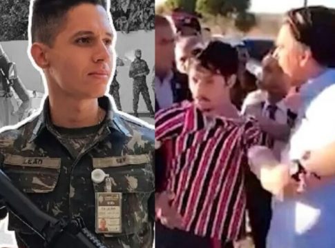 Youtuber agredido por Bolsonaro é ex-cabo do Exército. Veja