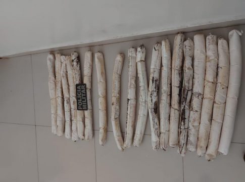 Material usado para confecção de explosivo foi encontrado pela polícia. Foto: Divulgação