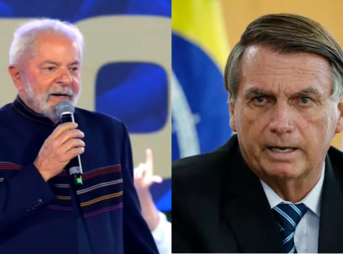 Nova pesquisa aponta Lula com 44% e Bolsonaro 36%