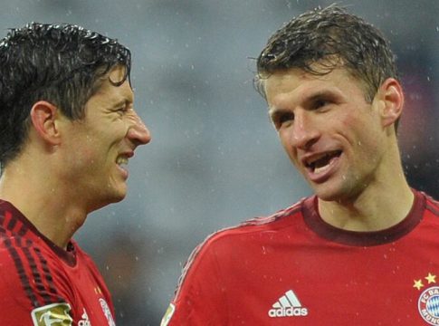 Müller 'provoca' Lewandowski após sorteio da Champions