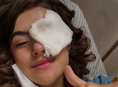 Maisa Silva preocupa fãs ao aparecer com tampão no olho Maisa Silva preocupa fãs ao aparecer com tampão no olho