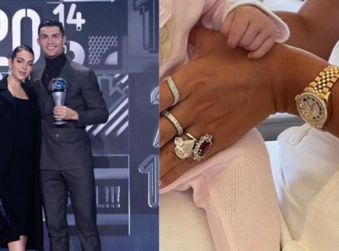 Esposa de CR7 faz tatuagem no braço para homenagear o marido