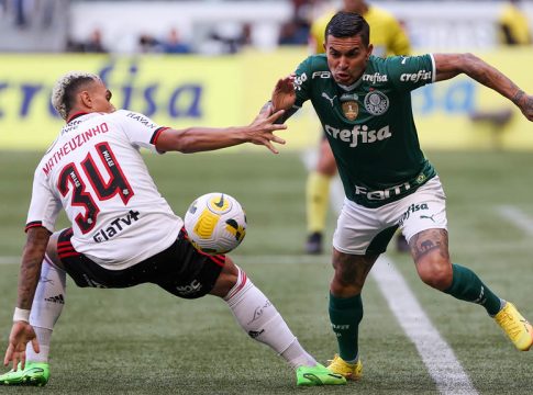 Palmeiras e Flamengo ficaram no 1 a 1 em São Paulo. Cesar Greco/divulgação