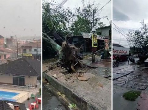 Prefeitura confirma 63 casas danificadas por vendaval