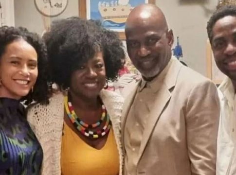 Taís Araújo e Lázaro Ramos recebem Viola Davis em casa