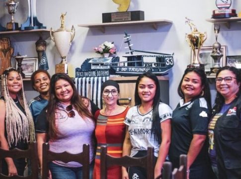Clube do Remo apoia projeto contra violência contra mulher