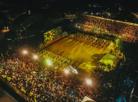 Por dia, sete mil pessoas estiveram nas praias e 12 mil nas noites de shows. 
Foto: Agência Santarém
