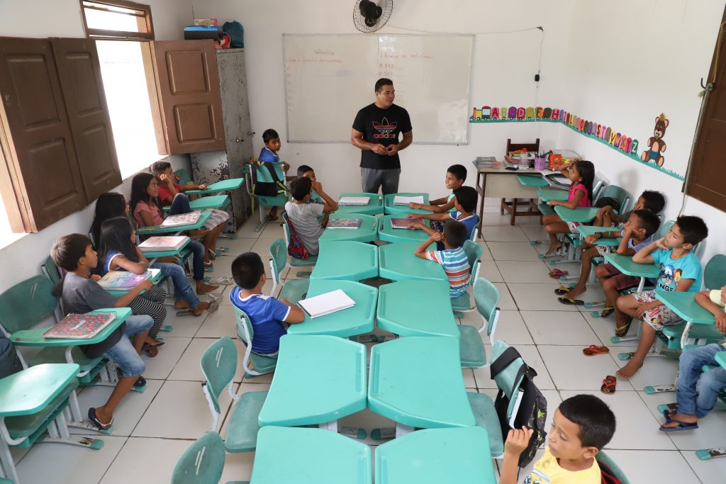 Os resultados preliminares do Censo Escolar de 2023 foram divulgados ontem pelo MEC e Inep. Brasil está perto de universalizar a pré-escola
. Foto-Wagner Santana/Diário do Pará. Os resultados preliminares do Censo Escolar de 2023 foram divulgados ontem pelo MEC e Inep. Brasil está perto de universalizar a pré-escola
. Foto-Wagner Santana/Diário do Pará.