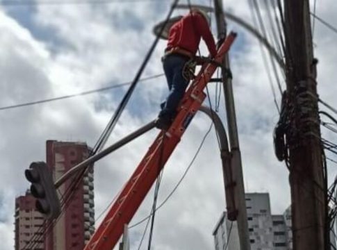 Qual o bairro de Belém onde mais se furta cabo de semáforo?