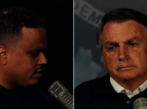 'Tu é meio escurinho', diz Bolsonaro a apresentador negro