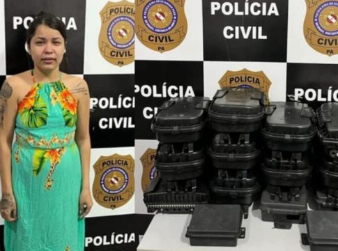 Casal é preso por subir em postes e furtar equipamentos