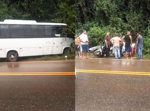 Vídeo: acidente mata motorista na Estrada do Tauá 