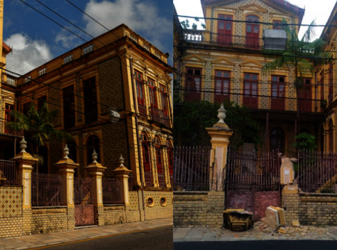 Palacete Pinho passará por avaliação de danos após colisão
