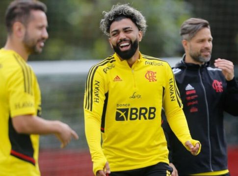 O presidente do Flamengo, Rodolfo Landim, negou qualquer acordo com Gabigol pela renovação do contrato.