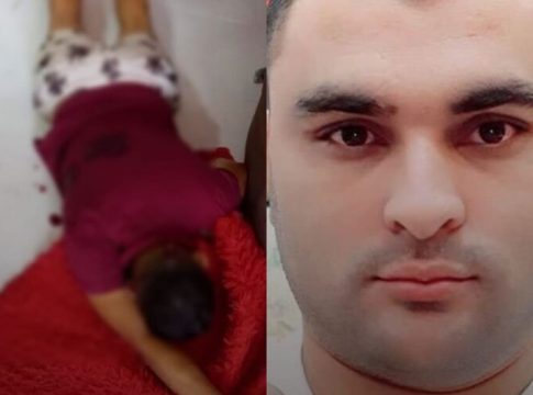 Assassinos chamam por vítima e a executam ao abrir a porta