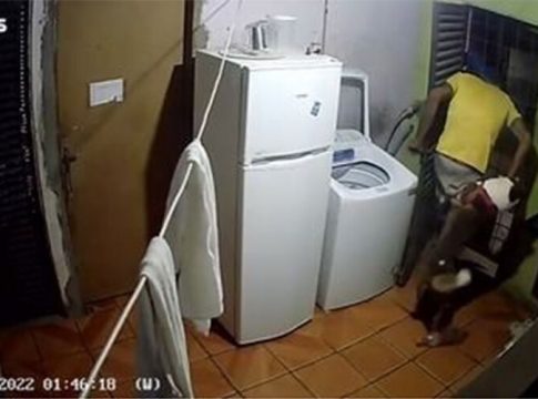 Vídeo: ladrão invade casa e exige socorro após ser mordido 