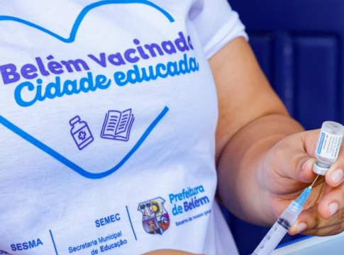 Vacinação é reforçada em Belém
visando o Círio de Nazaré