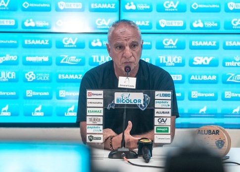 Márcio elogia trabalho e lamenta falta de sorte do Paysandu