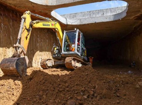 Concluída a escavação do 1° dos quatro túneis do BRT