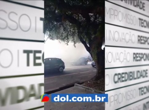 Vídeo: princípio de incêndio atinge restaurante em Belém