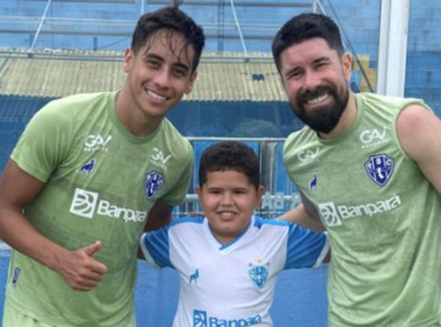 Vídeo: menino escreve carta ao Paysandu e comove atletas