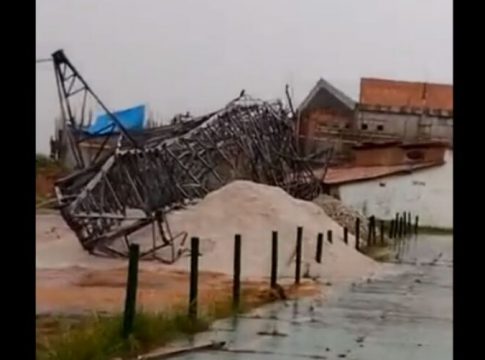 Torre de energia emergencial é instalada em Moju