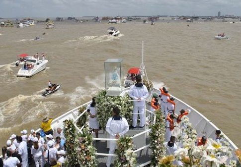 Prêmio é um incentivo à beleza da romaria fluvial. Foto: Divulgação