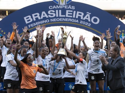 O Corinthians faturou o Brasileirão ao bater o Inter na final. Foto:  Thais Magalhães/CBF