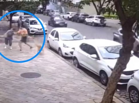 Prédio de luxo: funcionária agredida quando limpava calçada