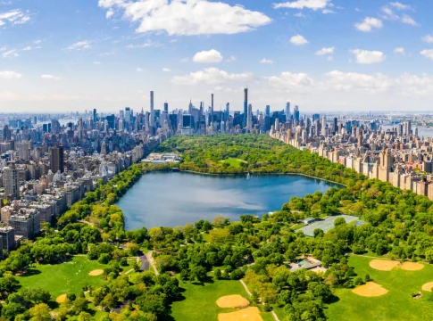 Vista aérea do Central Park