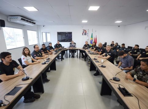Secretário de Estado de Segurança Pública, Ualame Machado, e equipe a postos neste Segundo Turno das Eleições. Foto: Bruno Cecim/Ag. Pará
