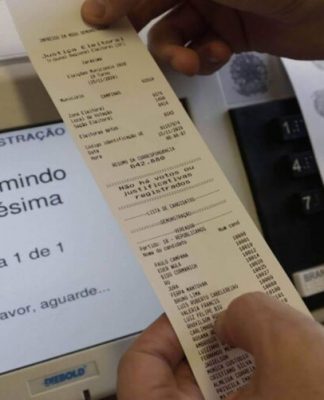 TSE emite zerésima e prova não haver votos em nenhuma urna