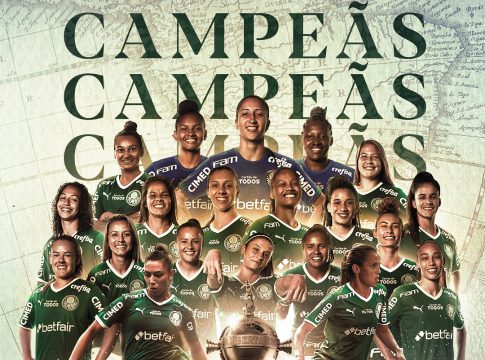 O Palmeiras massacrou  Boca na final. Foto: Palmeiras/divulgação
