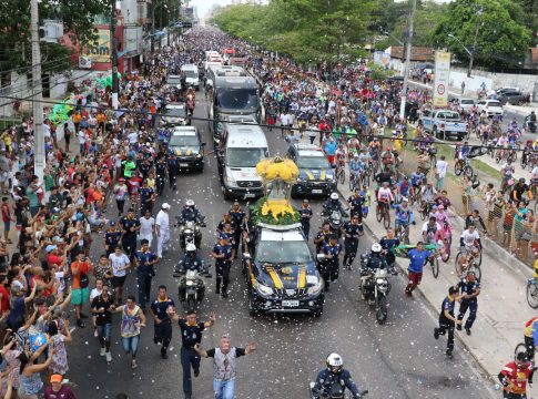 Traslado deste ano terá um trajeto maior por causa de desvio na BR-316. Foto: Mauro Ângelo/ Diário do Pará.