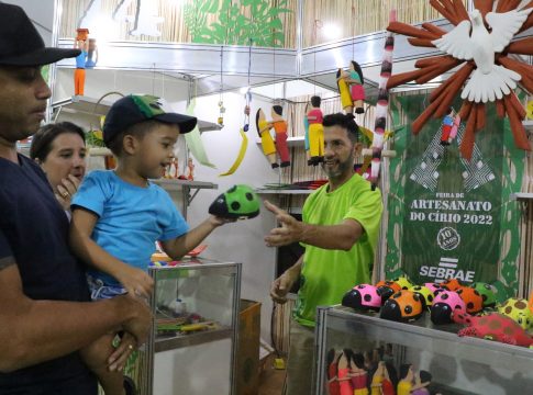 Os produtos são feitos com materiais que não degradam o meio ambiente, como os brinquedos de miriti. FOTO: ANTONIO MELO