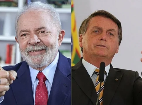 Lula tem 53% das intenções de votos válidos (excluídos brancos, nulos e indecisos), enquanto Bolsonaro aparece com 47%. Fotos: Divulgação