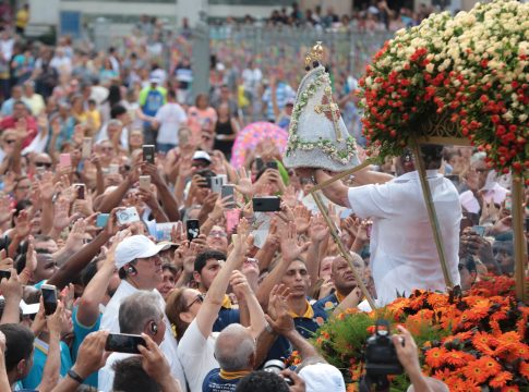 Neste domingo, dia 23, a partir das 8h, ocorrerá a Procissão da Festa, a terceira mais antiga romaria do Círio de Nazaré. Foto: Salim Wariss - Ascom Guarda de Nazaré

