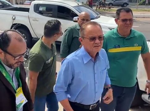 Vídeo: Zequinha Marinho (PL) votou nesta manhã na UEPA
