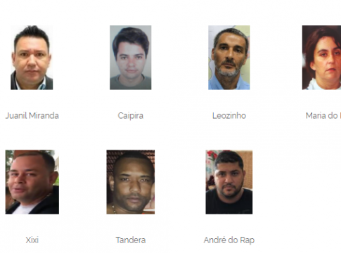 O Ministério da Justiça atualiza o ranking dos criminosos mais procurados do Brasil. Foto: Divulgação