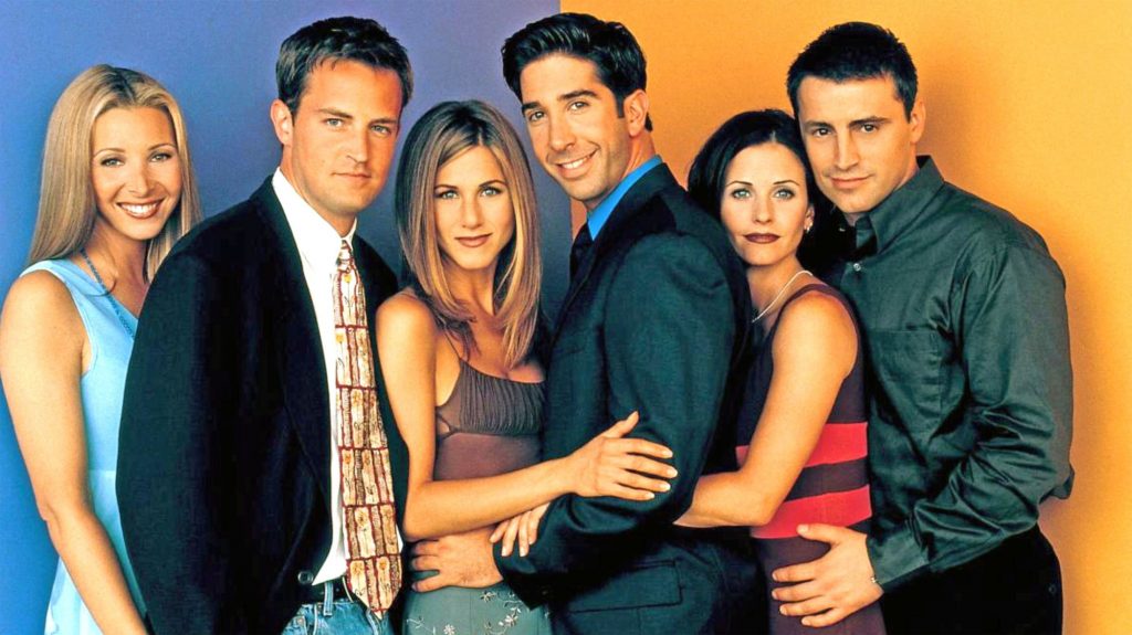 Os atores da série 'Friends' --Jennifer Aniston, Courteney Cox, David Schwimmer, Matt LeBlanc e Lisa Kudrow-- participaram do funeral de Matthew Perry. Foto: Divulgação