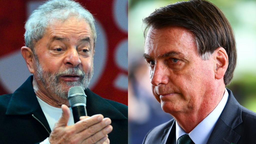 Lula e Bolsonaro chegam parelhos para o segundo turno. Foto: Divulgação