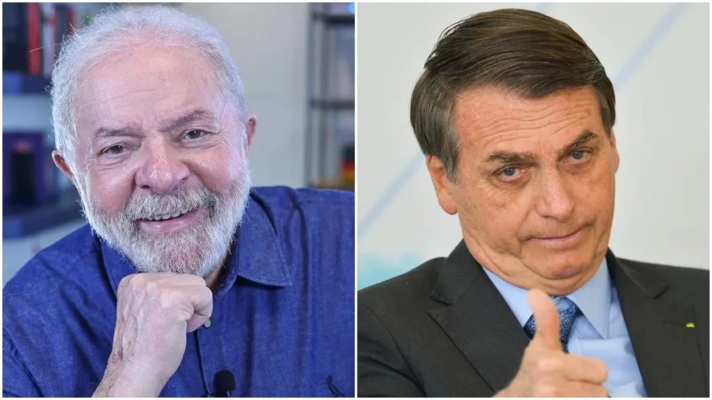 Lula está à frente de Bolsonaro em Minas, segundo pesquisa. Fotos: Divulgação