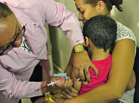 Há quase uma semana em que foi lançada em Belém a 25ª Campanha Nacional de Vacinação contra a Influenza, apenas 9,35%. Foto: Irene Ameida/Diário do Pará.