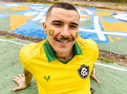 A camisa do Remo para a Copa do Mundo foi apresentada à torcida. Foto: Divulgação
