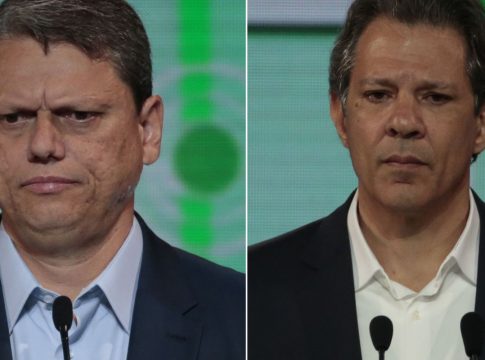 Tarcísio tem 52% dos votos válidos em SP e Haddad, 48%, aponta Ipec. Foto: Divulgação