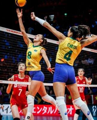 Brasil bate China de virada no mundial feminino de vôlei
